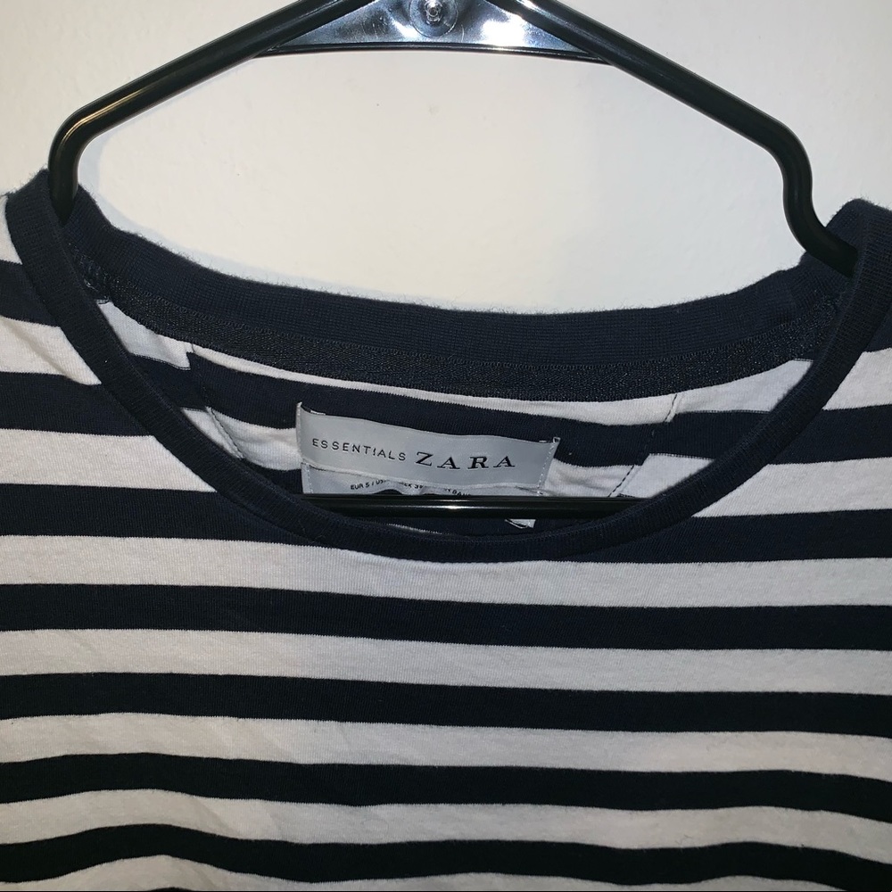 Zara black and white tee - Picture 2 of 3